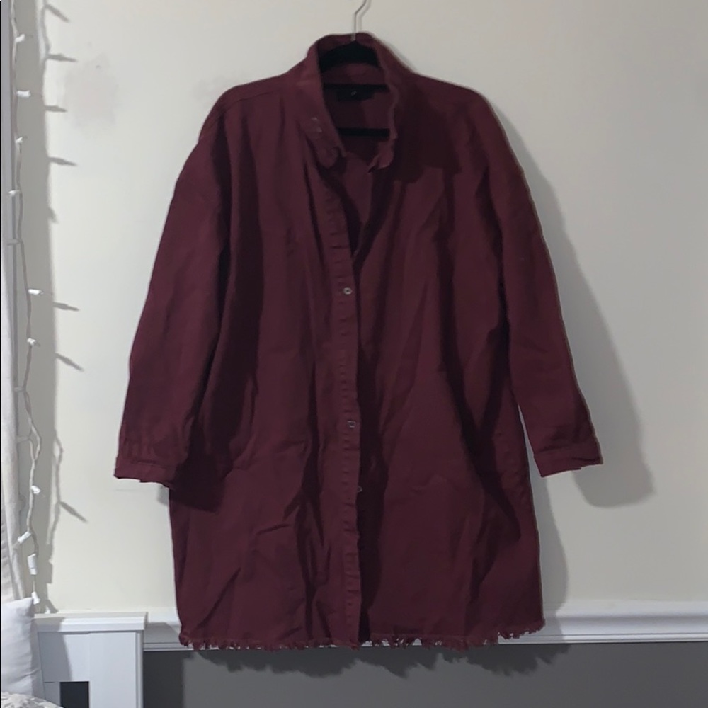 Long sleeve button up dress